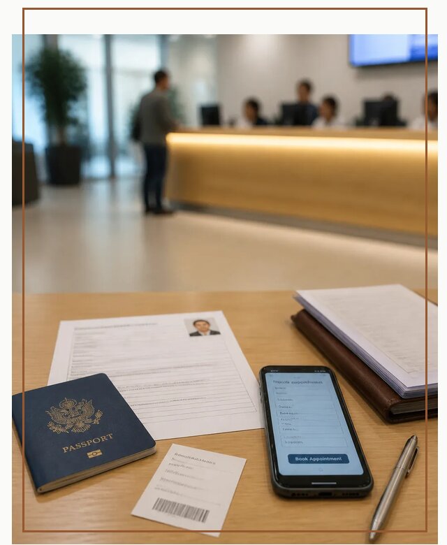 Запись в визовый центр в Евпатории для подачи документов