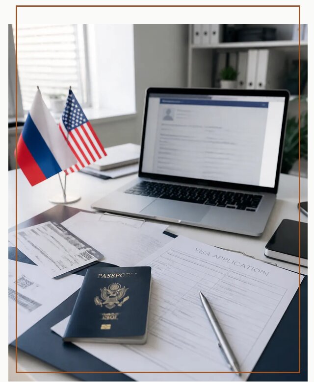 Оформление визы в США для туристов и бизнеса в Евпатории